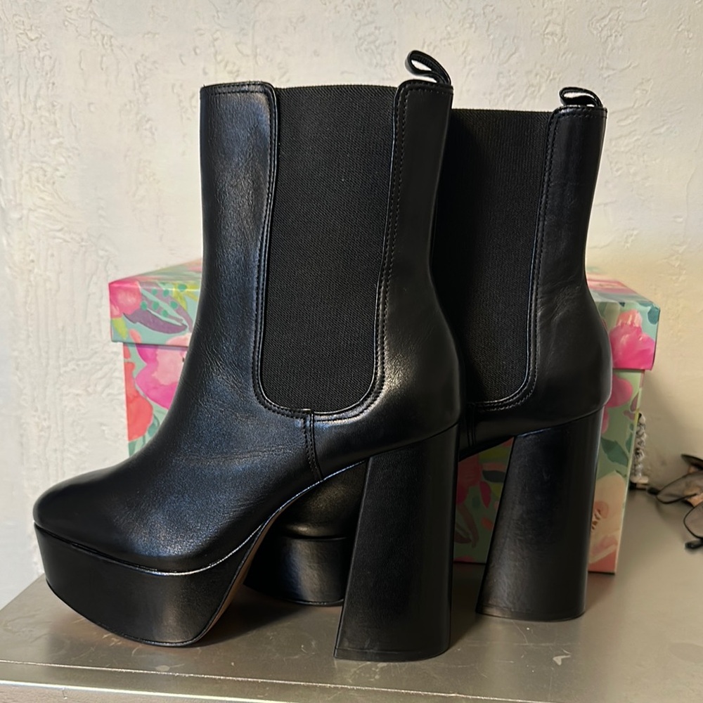 Saks Fifth Avenue Heeled Platform Boots